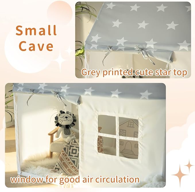 Play Tent for Kids Tent Playhouse Indoor Tent for Toddler for Boys Girls Play House Tents Children Play Tent Toys Gift