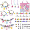 Eihatfif Charm Bracelet Making Kit,Unicorn/Mermaid Crafts Gifts Set for Girls Teens Age 4-12，Jewelry Making Supplies Beads