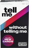Spin Master Games, Tell Me Without Telling Me, 2025 Edition with New Cards, The Viral Adult Party Game for Bachelorette Parties, College, Friendsgiving, Adult Card Game, 4+ Players, for Ages 18 & Up
