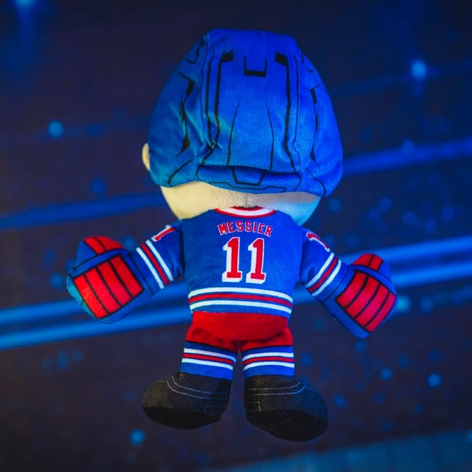 Bleacher Creatures New York Rangers Mark Messier 8" NHL Kuricha Sitting Plush - Soft Chibi Inspired NHL Legend