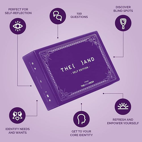 (The and) Self Love Edition - 199 Self Reflection Cards to Improve Self Awareness - Self Care Question Card Deck to Prompt Mindfulness & Meditation - Explore Identity for Women & Men by The Skin Deep