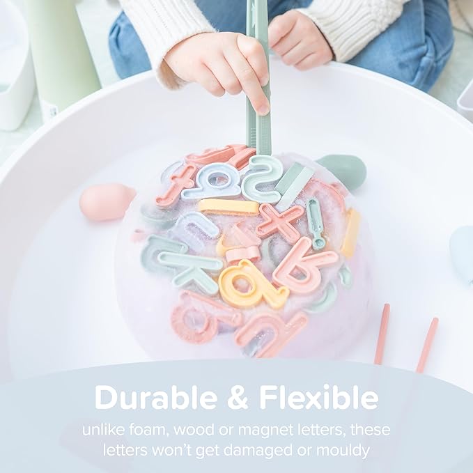 Inspire My Play Uppercase Alphabet Letters for Kids - ABC Toys for 3 Year Olds - Sensory and Messy Play