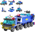 Police Car Toy Building Set for Kids Ages 5-12 | 147-Piece Construction Toy with Moving Wheels Car Chase Adventure Playset