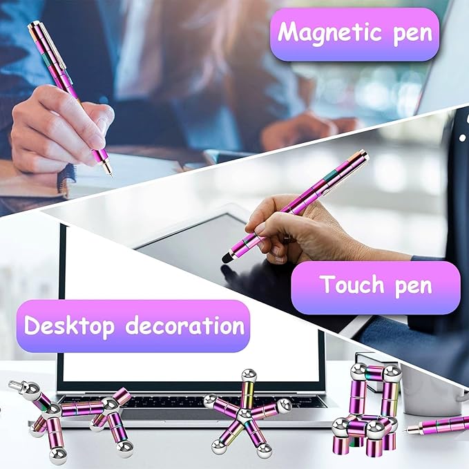 Fidget Pen Gifts for Boyfriend - Novelty Christmas Stocking Stuffers for Men Women Adults, Cool Gadgets Pens with Stylus, Gifts for Adults who Have Everything, for Men Women Him