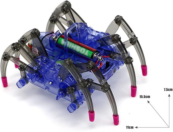 ELSKY Spider Robot Kit, Scientific Robot Toy, DIY Building Kit, Science Explorer Toys for Kids