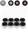 FRIMOONY 46mm Coin Capsules, with Foam Gasket and Plastic Storage Box, for Coin Collection