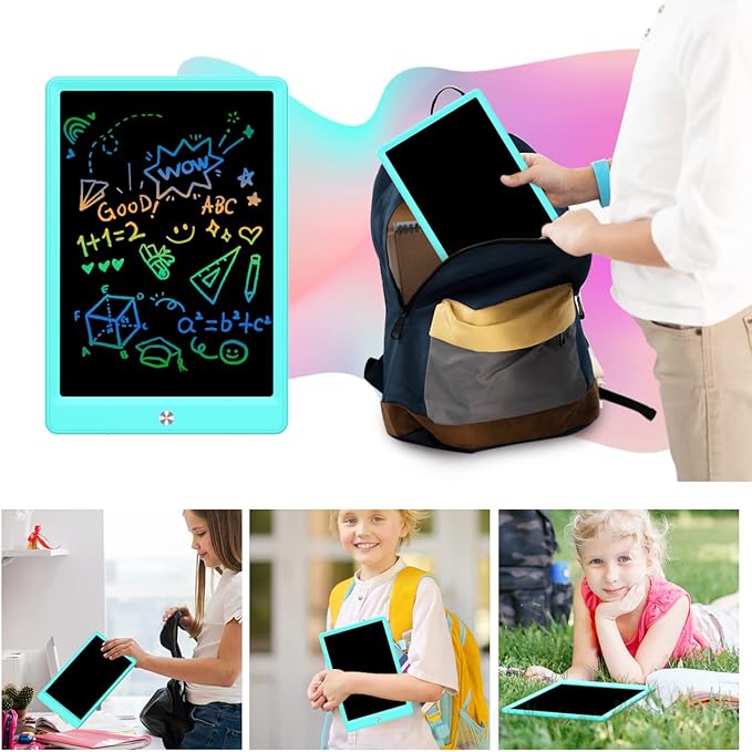 Toddler Toys for 3-6 Years Old Girls Boys, LCD Writing Tablet 8.5 Inch Doodle Board, Electronic Drawing Tablet, Drawing Pads,Travel Gifts for Kids Age 3 4 5 6 7 Year Old Girls Boys (Blue)