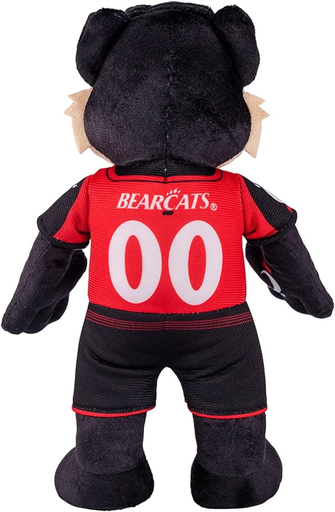 Bleacher Creatures Cincinnati Bearcats Bearcat 10" Mascot Plush Figure - A Mascot for Play or Display