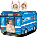 Pop up Play Tent for Kids Aged 1-3 Years Old Boys and Girls : Police Car Playhouse Toy Play Tents for Toddlers 3-5 Kids Tent Indoor Outdoor Playhouse Toys for 1 + Year Old, Police Car