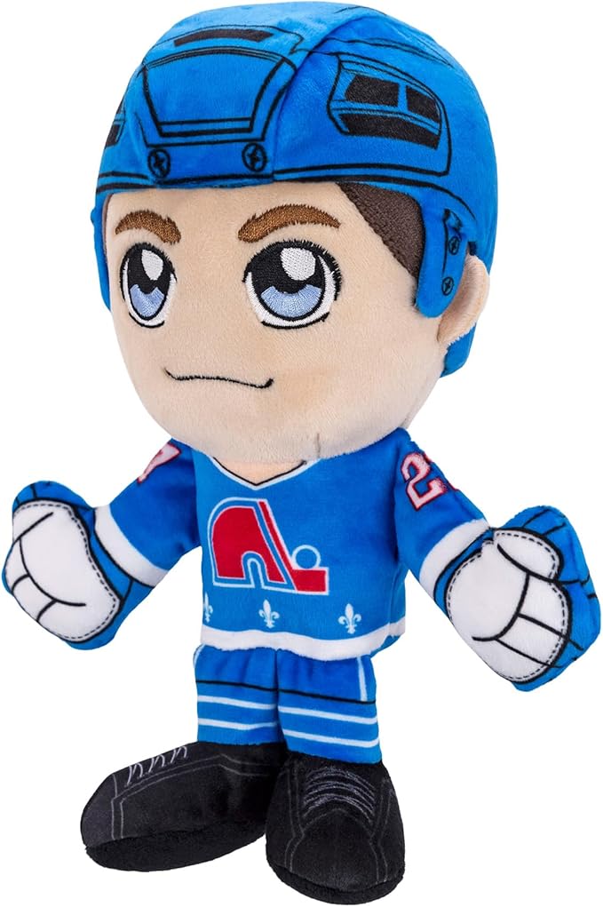 Bleacher Creatures Quebec Nordiques Peter Forsberg 8" NHL Kuricha Sitting Plush - Soft Chibi Inspired NHL Superstar