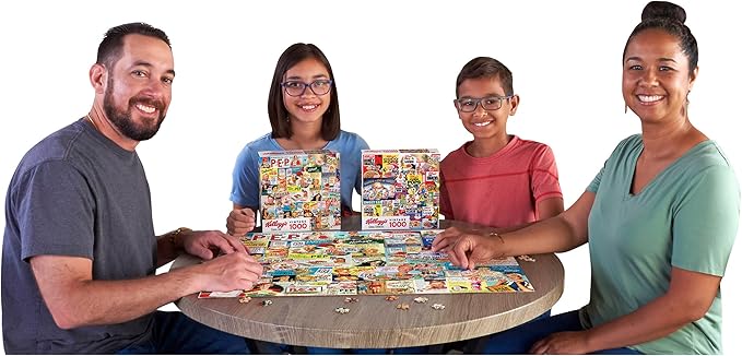 RoseArt - Kellogg's - Cereal Ads - 1000 Piece Jigsaw Puzzles for Adults