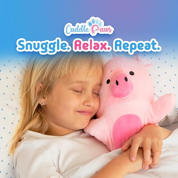Big Pig Plush Body Pillow for Kids | Long Stuffed Animal Cuddle Pillow | Soft Hugging Toy | Plushie Gift for Girls & Boys | Long Plush Body Pillow for Sleep & Comfort | Large, 47 Inches