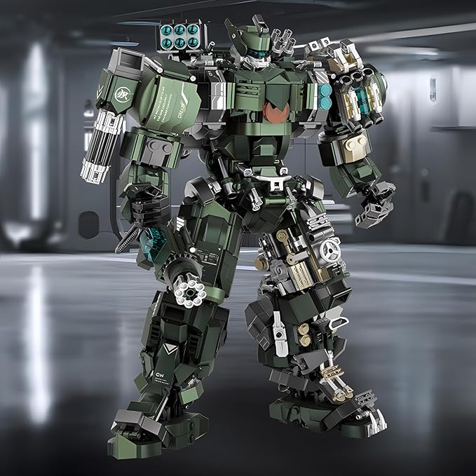 Mech Robot Model Building Blocks Toy Set Birthday for Age 8+ Children Adults Teens 1403 Pieces