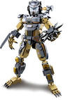 HIGH GODO Xenomorph Warrior Building Sets for Adult,556 Pieces Horror Action Figure Toy with Special Weapons,Gifts for Teens Aged 14+, Perfect for Birthdays, Christmases, Halloweens
