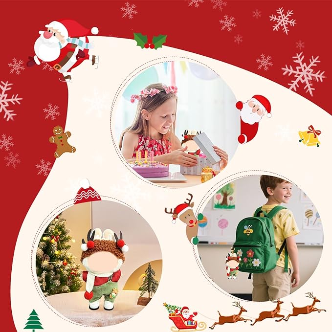 Doll Clothes 17cm/15cm Outfit Set Party Clothes High-End Fashion Outfits Suitable Accessories Christmas Cloak Halloween Premium Clothing 5.91-6.7 inch (No Doll) (LBB-260)