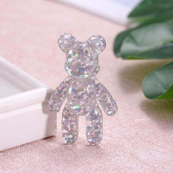 Pocket Bear Hug, Anxiety Relief Gifts, Mental Health Positivity Gift, Autism Fidget Gift, Stress Relief Gift for Her, Comforting Gift for Son Daughter Back to School, White