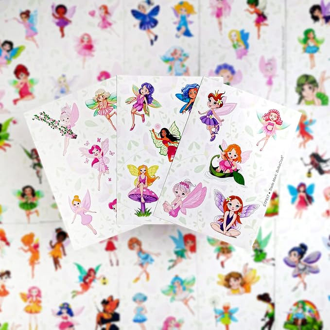 BulbaCraft Fairy Stickers and Decals for Laptop, Fairy Decorations for Birthday Party, Gifts for Women & Men