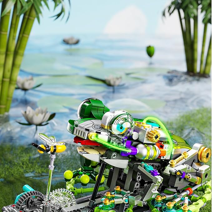 Animal Frogs Building Blocks Toy, 898+ PCS, Gift for Children and Adults
