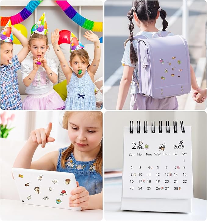Pocket DIY 3D House Stickers, 32 Sets Fun DIY Sticker Scene Make Your Own Mini House Cute Cartoon Animal Scene Stickers for Kids Adult Sticker Art Relief Stress Pass The Time