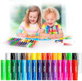 Tempera Paint Sticks - 30 Bright Colors, Quick Drying, Easy to Color and Washable Crayons for Kids and Students