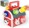 1-6 Year Old Girl Gifts, Animal Farm Montessori Toys for 1-5 Year Old Toddler Boy Toys 2-3 Farm Animals for Toddlers 1-3 Animal Toys Toddler Girl Toys Sensory Birthday Gifts for Girls