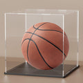 Acrylic Display Case, 11x11x11 Inch Cube Acrylic Boxes for Display, Clear Display Cases with Matte Black Base and Lid for Collectibles and Figures