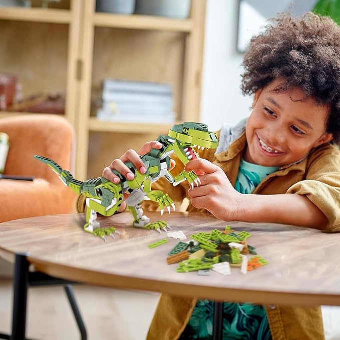 SIENON Creator Velociraptor Dinosaur Building Toy Set, Dinosaur Park World Dominion Raptor Model Toy Building with Movable Jaw, Neck and Joints, 16.3” Dinosaur Toys for Kids 6-14 Years Old (533 Pcs)