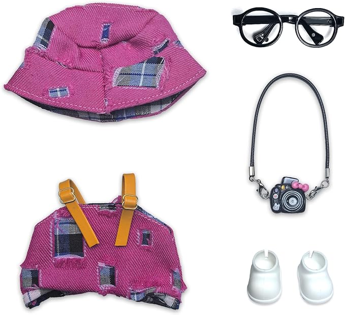 17cm Doll Clothes Set Fashion Doll Clohtes with Accessories of Doll Clothing Suitable for Various Outfits of Dolls (Style R)