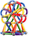 Bmag 38 PCS Magnetic Balls and Rods Set, Magnet Building Sticks Set, Building Blocks Tiles, STEM Stacking Toys for Kids,Juniors,Toddlers