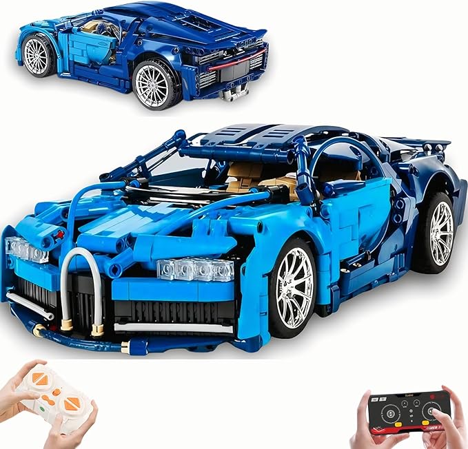 Premium 1:14 Scale RC Car Model Kit - 1339-piece Engineering with Moving Pistons, Gearbox, and Rear Wing, Perfect for Racing Enthusiasts and Future Engineers, Remote Control Car Collectible