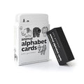 Wee Gallery Educational Flashcards for Babies, Double Sided Black and White Learning Flash cards, Animal Alphabet Cards for Visual Stimulation and Cognitive Development of Infants and Toddlers