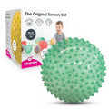 Edushape The Original Sensory Ball for Baby - 7" Transparent Green Color Baby Ball That Helps Enhance Gross Motor Skills for Kids Aged 6 Months & Up - Vibrant, Colorful & Unique Toddler Ball