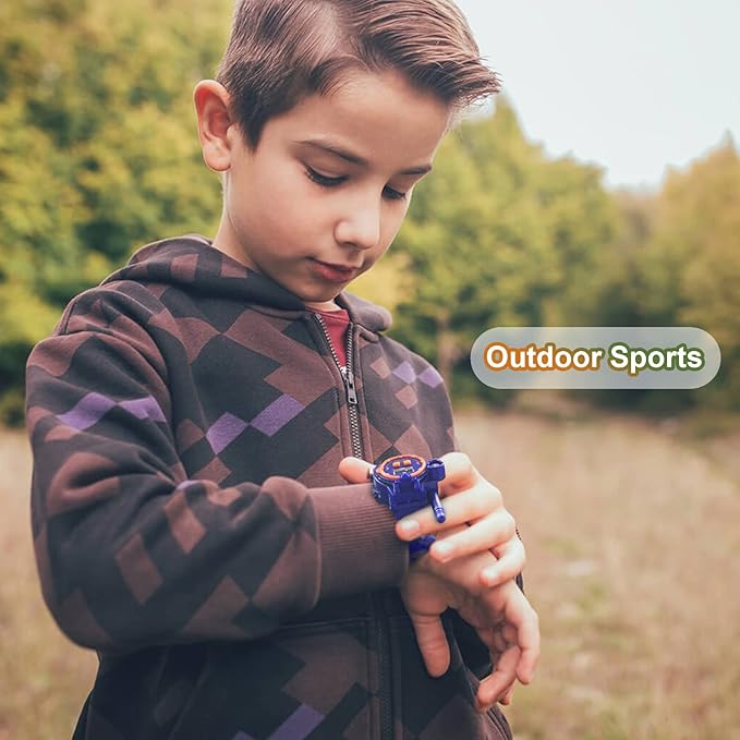 Rechargeable Walkie Talkie for Kids Two-Way Radio Walky Talky with Flashlight Children Outdoor Game Interphone Toy Game and Gifts for Boy and Girl Age 4 to 12 (Blue)