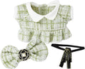 17cm Doll Clothes Set & Outfit - Cuddly Fashion Dresses with Accessories, Luxury Chic Doll Clothing & Plush Pullover Hoodie Doll Clothing DIY ,Just Clothes