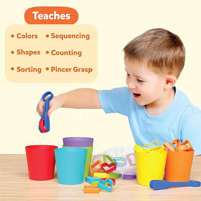 Skillmatics Silicone Rainbow Sorting Game - Learning & Educational Toy, Sorting, Counting & Sequencing Skills, for Toddlers & Preschoolers Ages 3, 4, 5, 6