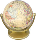 World Globe for Adults, Clear Plastic, Political Map, Desktop Rotating Earth Geography Globe