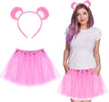 Halloween Bear Costume Accessories Bear Ear Headband and Tutu Skirt Set for Halloween Cosplay Party Dress Up