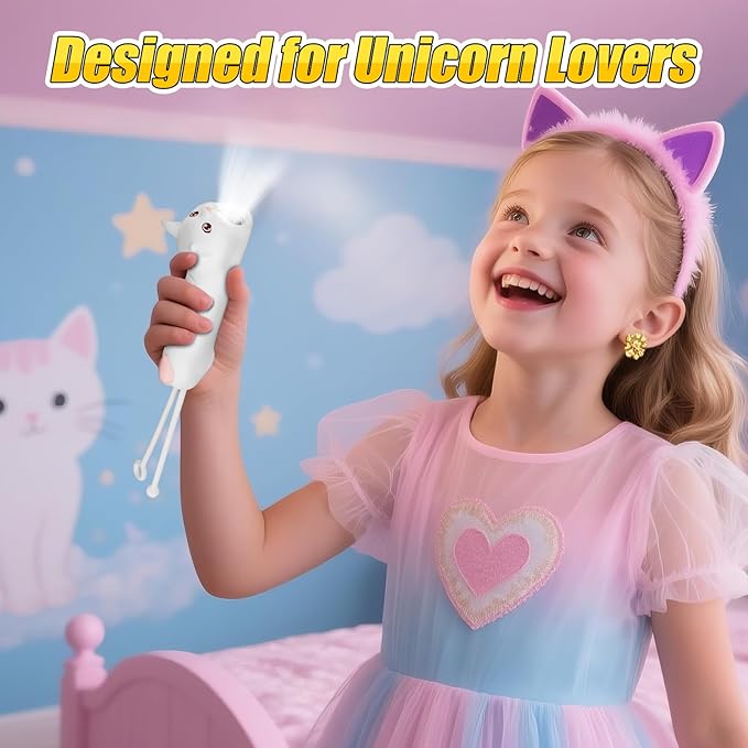 Tremdwoto Kids Flashlight Rechargeable, Small LED Cat Child Flashlights, Birthday Gifts for Boys&Girls, Flash Light, Handheld Flashlights for Children, Cat Toddler Flashlight for Camping, Home