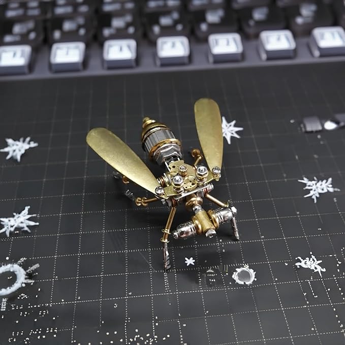 Mechanical Metal DIY 3D Insect Brass Puzzle (Fruit Fly)