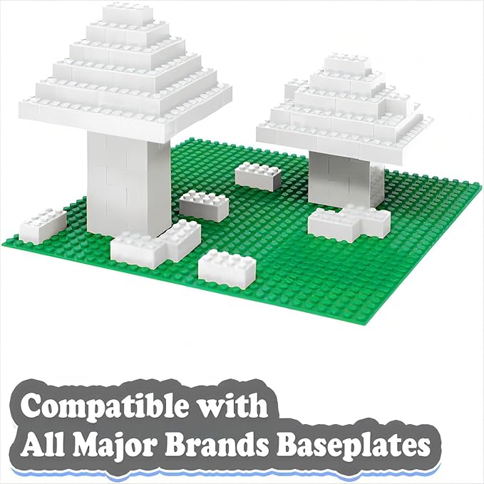 Classic Building Bricks 2x4, Compatible with Lego Parts and Pieces 3001, 110 Piece Bulk Building Block, Creative Building Block for Age 6+ Boys Girls and Bulk Enthusiast (White)