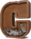 Wooden Letter Piggy Bank for Kids Larger Letter Piggy Bank for Boys and Girls Personalized Piggy Bank Initial Coin Bank Wood Kids Money Bank for Birthday and Festival