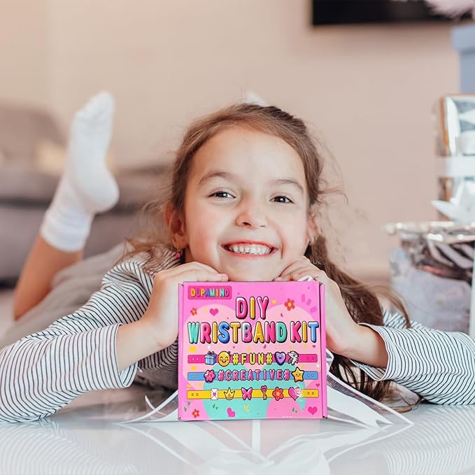 Friendship Bracelet Making Kit for Girls, Christmas Gifts Art & Craft Kits for Kids, DIY Jewelry Making Kit, Birthday Present for Ages 4-12, Toy for Age 4, 5, 6, 7, 8, 9, 10, 11, 12 Years Old