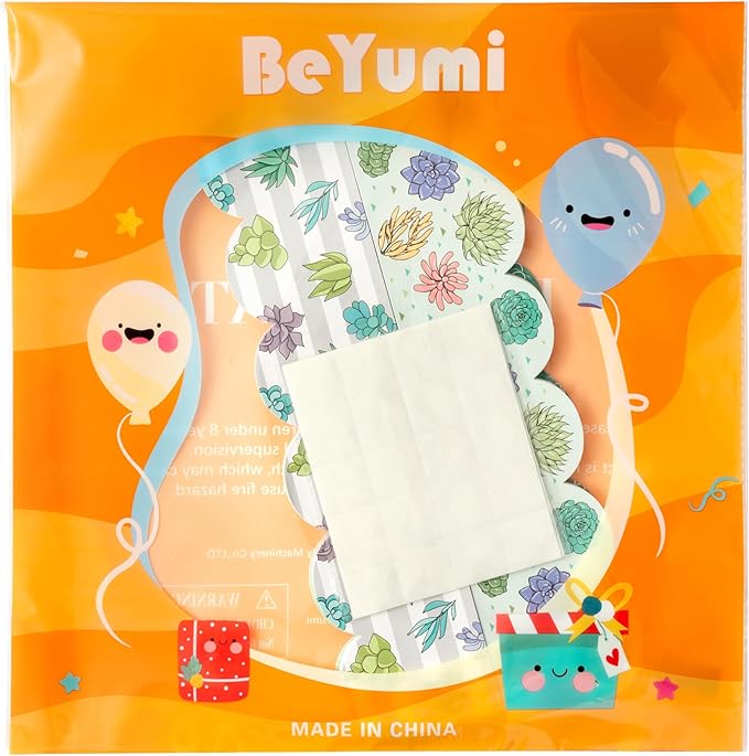 BeYumi Green Succulent Border Trim - 80Pcs Back to School Succulent Bulletin Board Borders Green Plants Border Trim Cactus Decor Classroom Office Chalkboard White Board Outdoor Party Garden Decoration