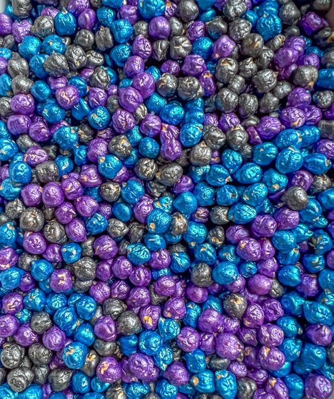 Colored Chickpeas for Sensory Play and Sensory Bins - Many Different Seasonal Colors (4 Cups, Outer Space 1)