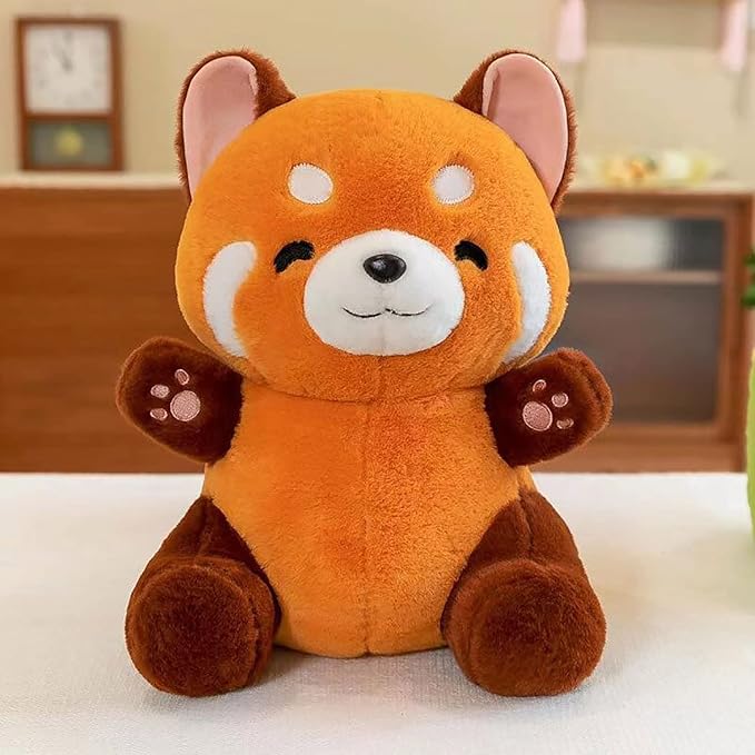 Red Panda Stuffed Animal Cute Red Panda Plush Toy 9 inch for Girls Boys (red Panda)