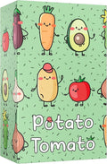 Potato Tomato • Quick Card Game for Children and Adults • Travel Game • Board Game for Families • Ages 6+ • 2-4 Players • 30 Minutes