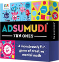Adsumudi Fun Ones: The Fast-Paced Math Game for Kids, Families & Classrooms – Fun Mental Math Card Game for Ages 6+ – Play Solo or Together, Multiple Difficulty Levels, Made in USA