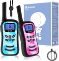 Qniglo Camo Walkie Talkies for Kids, Rechargeable Walkie Talkies with 22 FRS Channels, VOX 2 Way Radios with LED Flashlight for Outdoor Camping Games & Birthday Xmas Toys Gifts for Boys Girls Kids