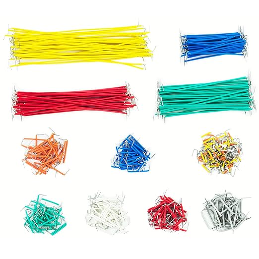 Makeronics 840 Pieces Jumper Wire Kit with 14 Lengths for Breadboard Prototyping Solder Circuits | Electronics Experiment | Arduino or Raspberry Pi or Jetson Nano | Storage Box