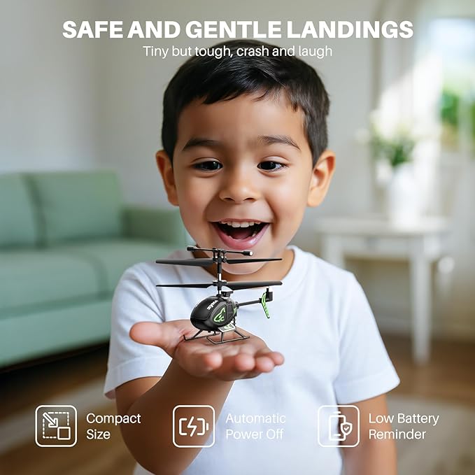 SYMA S100 Mini RC Helicopter with Gyro Stabilizer, Altitude Hold, 3.5 Channel, 5-7 Min Flight Time, Remote Control Helicopter Toy for Boys and Girls